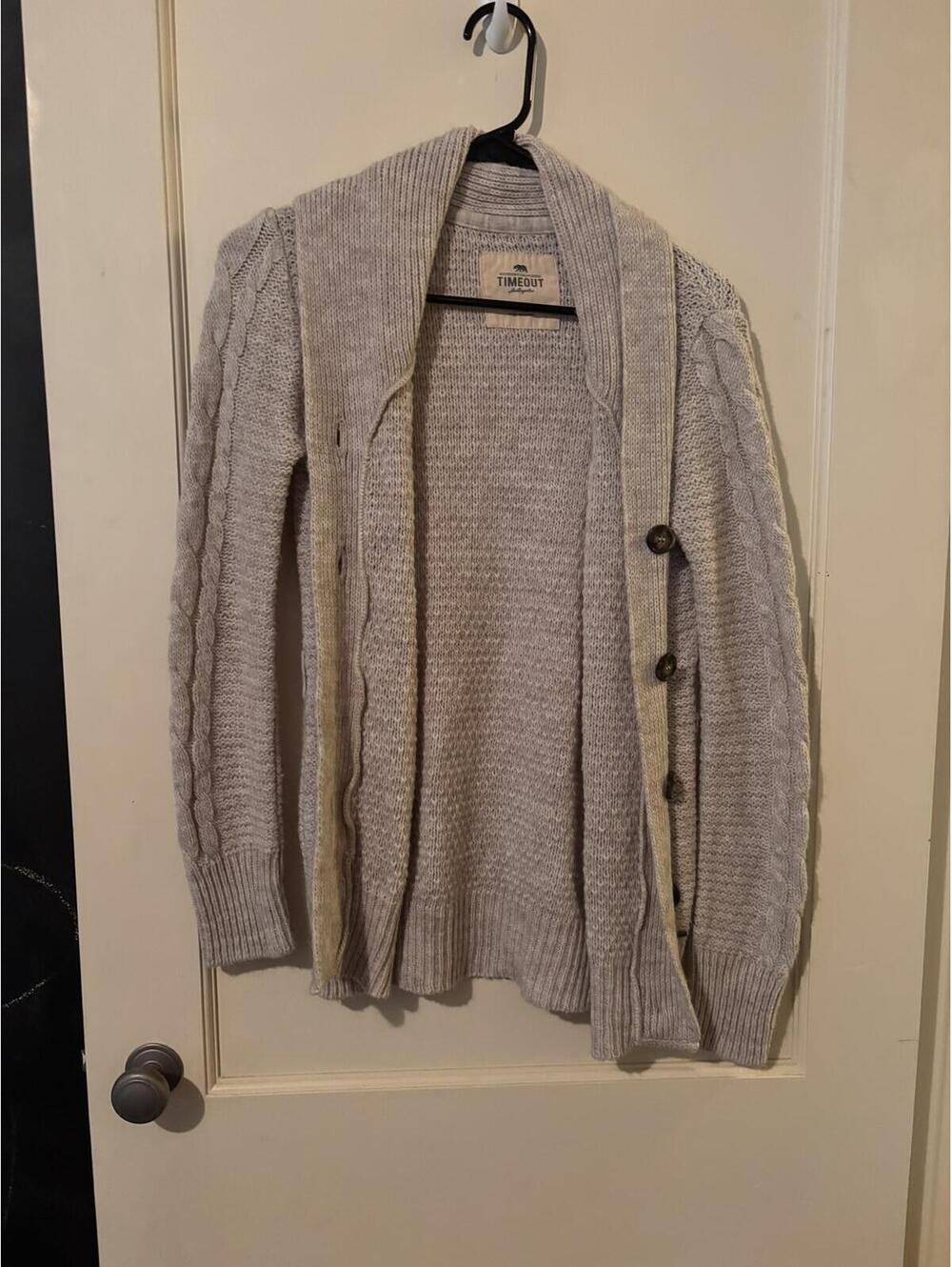 Timeout Los Angeles Button Front Knit Cardigan Sweater